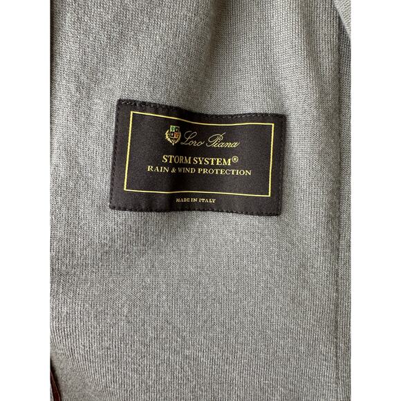 Loro Piana Storm System Khaki Button Front Belted Trench Coat 38 / 6 - Picture 12 of 13